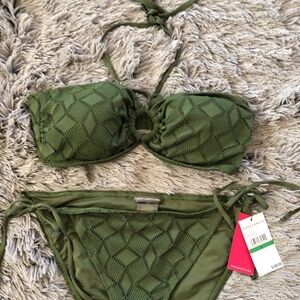 New Vince Camuto 2 Piece Swim Suit Size Large